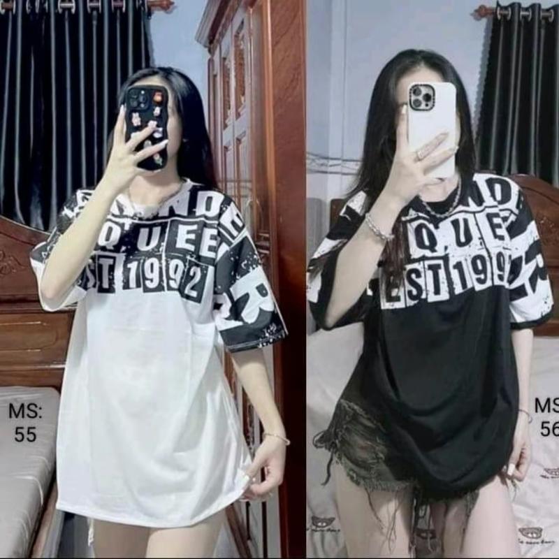 ÁO PHÔNG CỘC TAY NAM NỮ IN CHỮ 1992 KÈM HỌA TIẾT HOTTREN.CHẤT VẢI MỀM MẠI THOÁNG MÁT 4