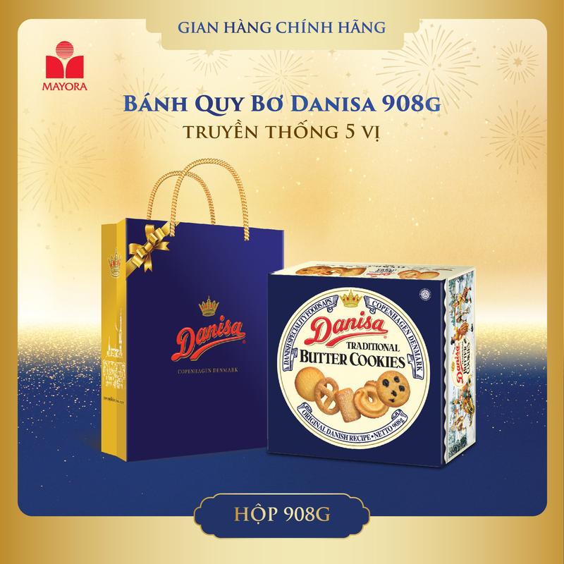 BÁNH QUY BƠ DANISA HỘP 908G