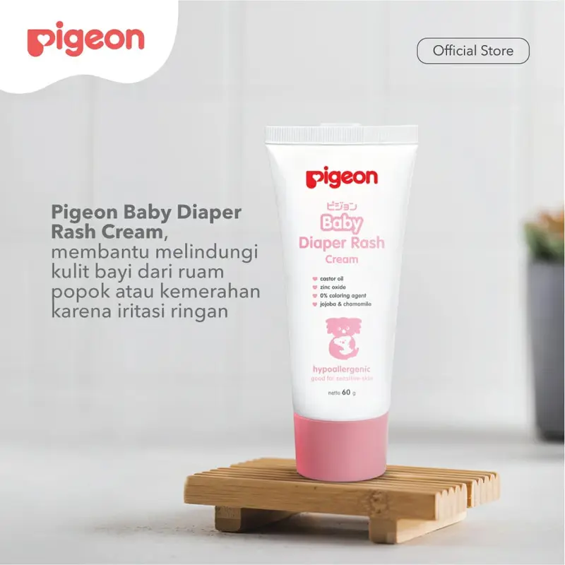 Pigeon Baby Cream 100 gr / Pigeon Baby Diaper Rash Cream 60 gr / Ruam Popok Cream / Krim Bayi Baru Lahir 1