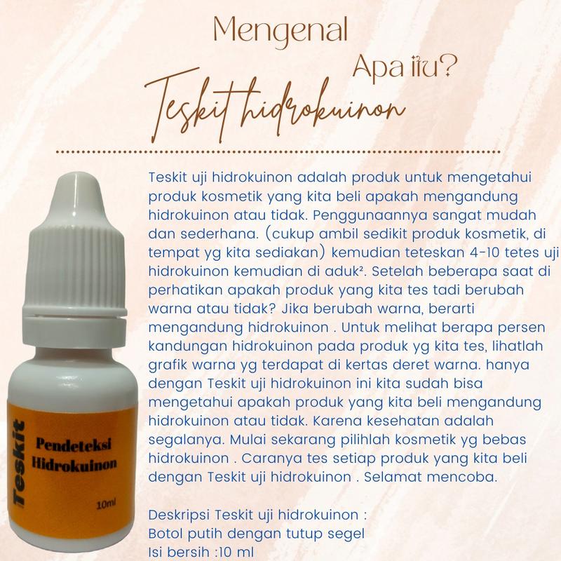 #Teskit hidrokuin #teshidrokuin #kosmetik #teskit 2
