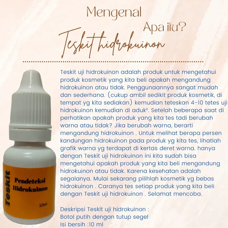 #Teskit hidrokuin #teshidrokuin #kosmetik #teskit 2