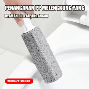 Sikat Toilet Batu Apung Premium - Hancurkan Kerak Membandel, Hilangkan Noda Bandel & Cegah Kerak Baru | Anti-Bakteri & Perlindungan Maksimal