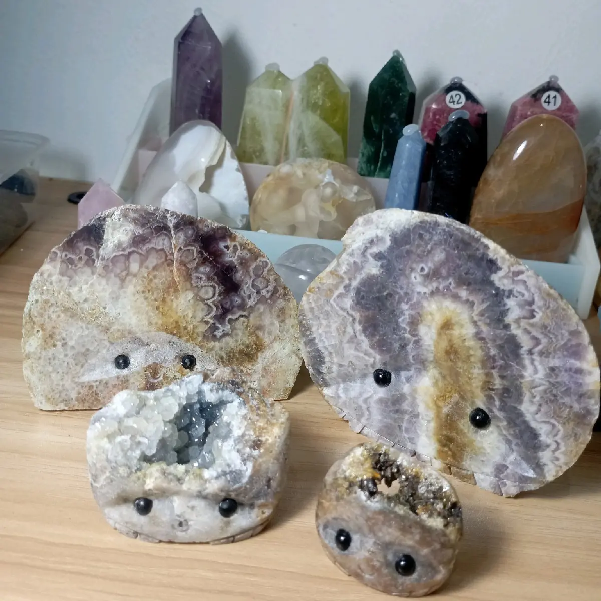 Hedgie dan Carving Kristal collection