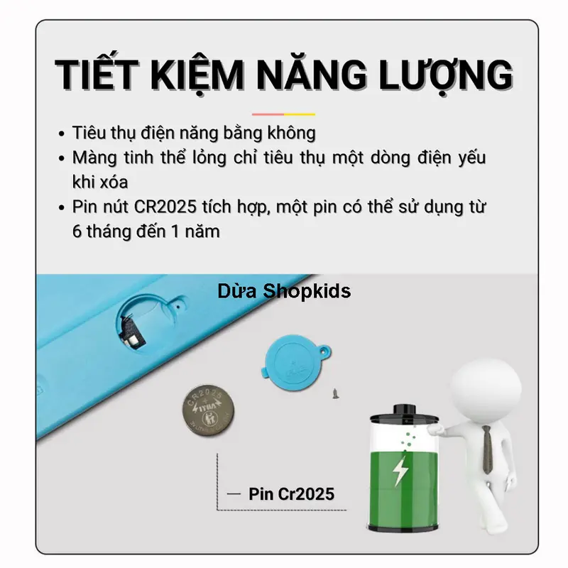 [16 Inch] Bảng Viết Tự Xóa 16 Inch Đa Sắc Bảng Vẽ Tự Xóa Thế Hệ Mới Thông Minh Bảng LCD Tự Xóa 12 inch, 13 inch, 16 Inch - Dừa Shopkids 7