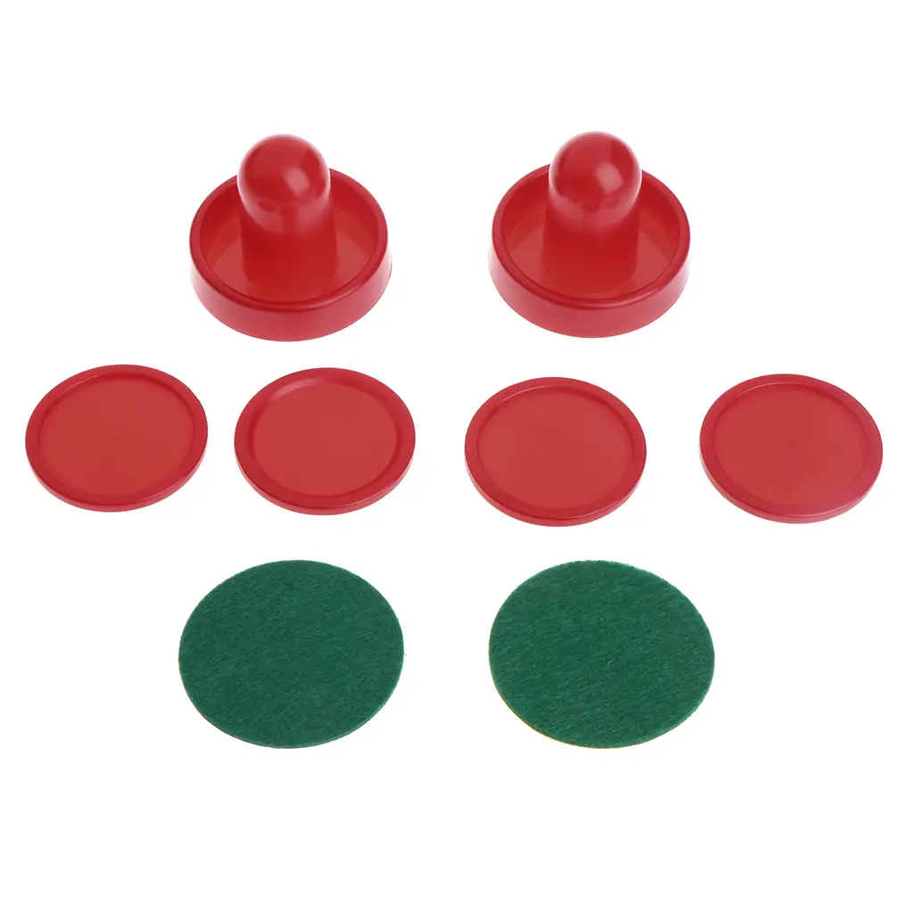 Air Hockey Goalies Ice Pushers Pucks Tables Game Handles Ball Mallet Goalies Set