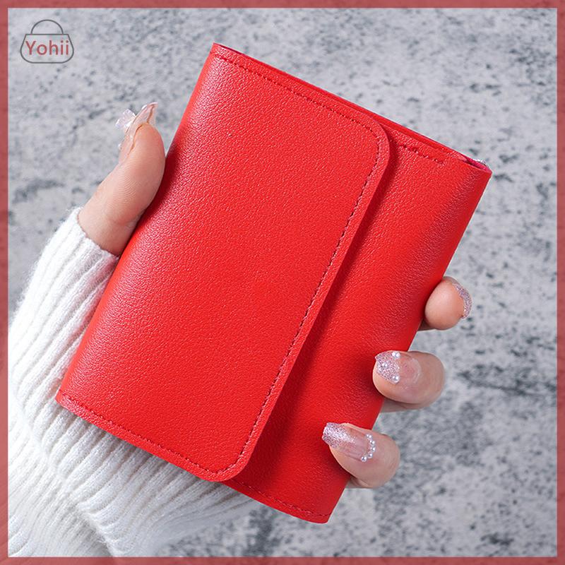 Product Introduction of Ví Kẹp Ngắn, Gấp Ba Lần, Dành Cho Nữ, Túi Nhiều Thẻ, Túi Mini, Thời Trang, Ví Nữ, Thích Hợp Đựng Thẻ Tín Dụng Và Tiền Xu, Ví Nữ 25