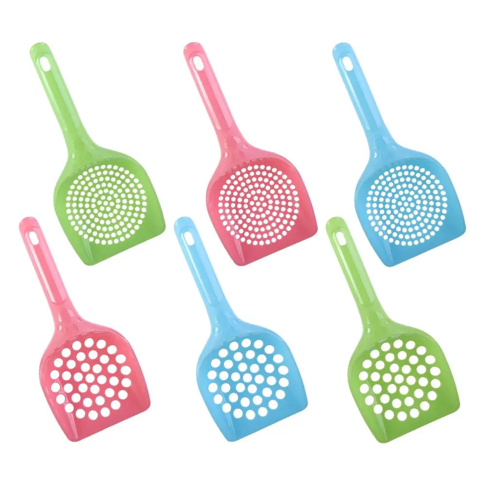 Lightweight Plastic Cat Cleaner Shovel Pet Care Sand Waste Scooper Cat Litter Shovel Pet Cleanning Tool Pet Litter Scoop Cat Toilet Products