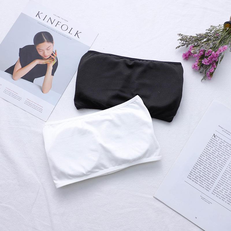 Product Introduction of [Sỉ lẻ] ÁO BRA, ÁO ỐNG QUÂY NGỰC KHÔNG DÂY, CÓ ĐỆM LÓT chất cotton, Phong Cách Hàn Quốc quyến rũ, có 2 màu đen trắng 9