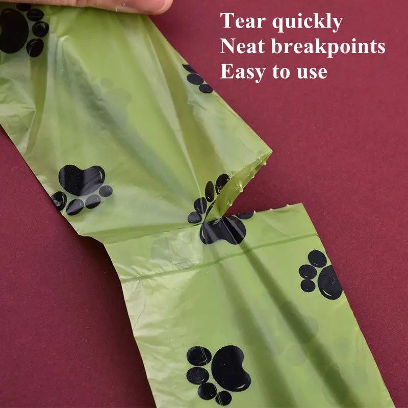 1/42 Roll Pet Biodegradable Trash Bag Dog Poop Bags Bulk Scented Poop Bag Degradable Cat Waste Bags Dog Poop Dispenser 4