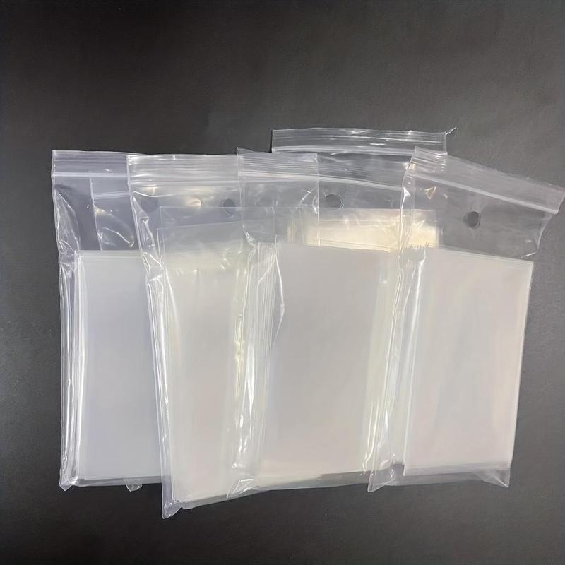 Clear Card Sleeve, 50pcs/pack Transparent Card Protector, Acid-free Inner Sleeve for Mini Photocards, ID & Credit Card Holder 4
