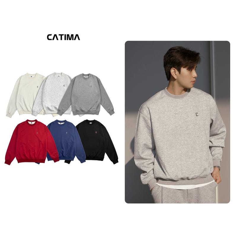 DEAL MỞ BÁN Áo Sweater CATIMA Nỉ 2 Da Nam Nữ Cotton Unisex AN32