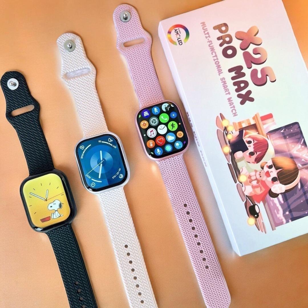 X25 PRO MAX  หน้าจอ AMOLED ใหม่ล่าสุด 2024 แถมสายถักพรีเมี่ยม