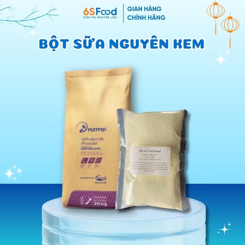 Bột Sữa Nguyên Kem NewZealand 500gr/1kg không đường, làm kẹo Nougat, pha trà sữa, nấu kem chè,... set  nguyen