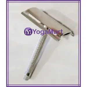 Alat Cukur Kumis Jenggot Bulu Stainless + FREE 1 Silet Refill