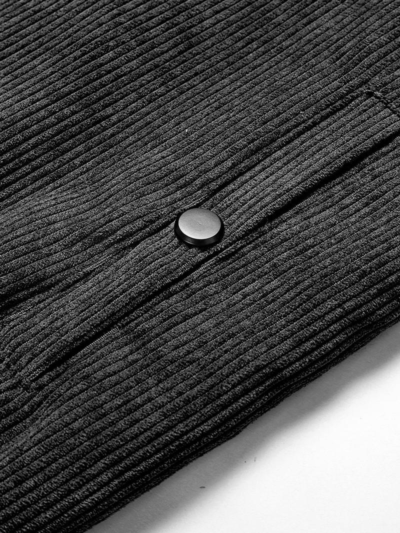 Product Introduction of Men's Regular Fit Solid Color Patched Pocket Zipper Thermal Lined Jacket, Casual Long Sleeve Funnel Neck Outerwear for Fall & Winter, Men's Clothes for Daily Wear, Winter Coats 20