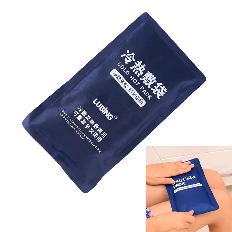 250/500g kantong es profesional perjalanan luar ruangan portabel Hot and cold gel Untuk menghilangkan cedera olahraga 3