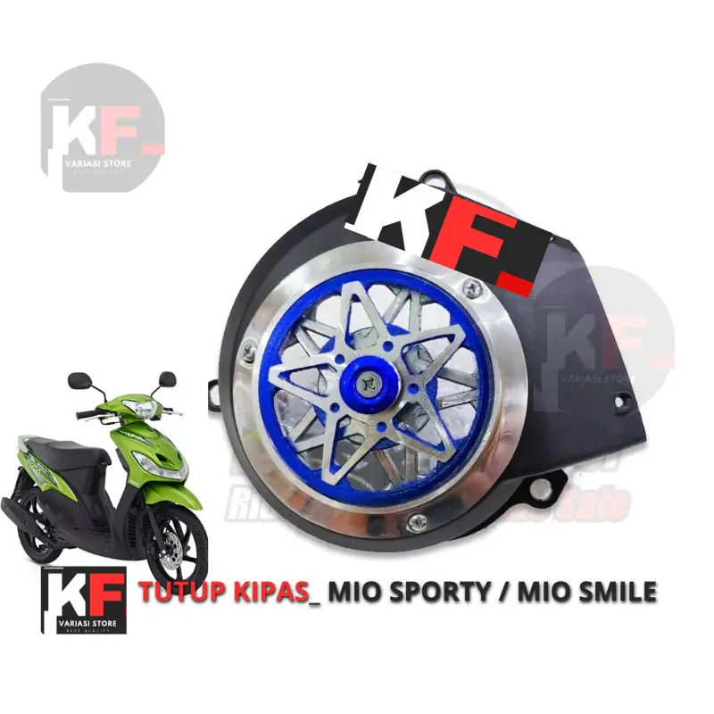 Tutup Kipas Mio Sporty Cover Kipas Mio Sporty Set Spinner Sabit Two Tone PNP Mio Smile Sporty Soul Karbu Nouvo 4