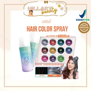 Salsa Instant Mermaid Hair Color Spray - Cat Semprot Semir Rambut Temporary 80ml