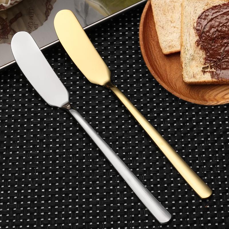 Product Introduction of 1Pc Stainless Steel Butter Blade Long Handle Cheese BladeSilver Color Gold Color Ice Cream Scoop Dessert Ladle Durable Home Kitchen Tableware Accessories 12