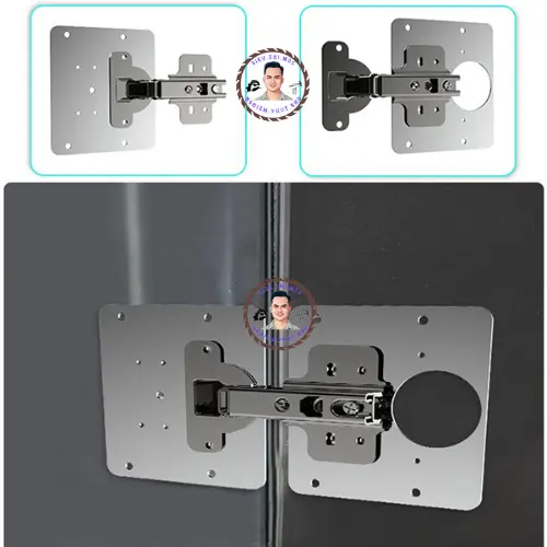 Combo Tấm vá sửa chữa bản lề, cửa tủ - TẶNG kèm vít 5