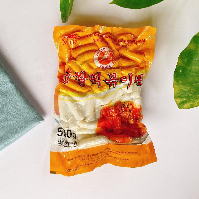 Bánh Gạo Tokbokki Truyền Thống Hàn Quốc Gói 500g