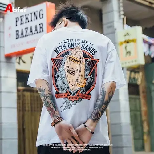 Kaos Tshirt Pria With Only Hand