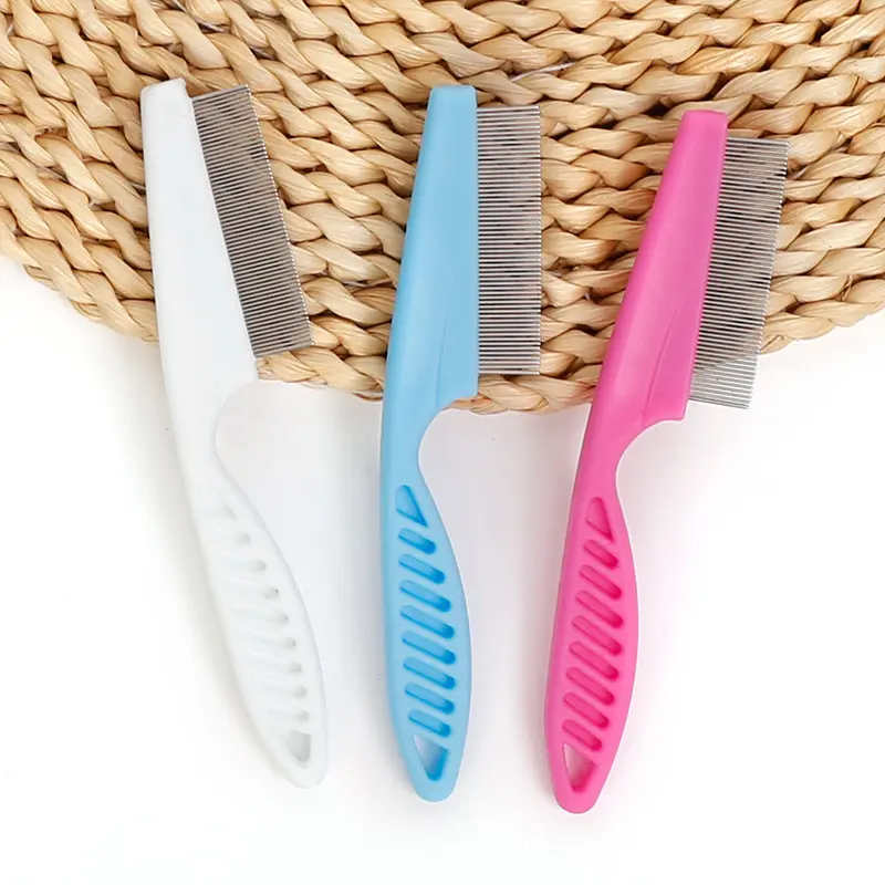 Sisir Kucing Kutu Bulu Rontok Grooming Bayi Kucing Kutuan 1 Paket 1 Set Sisir Kutu Kitten Lucu