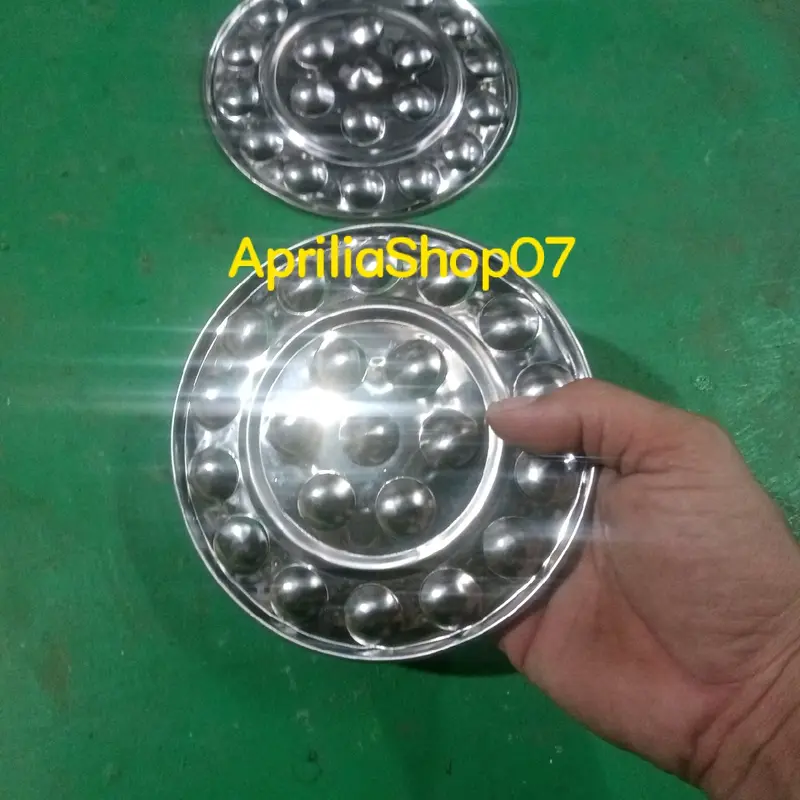 TERMURAH 1 pcs Tatakan refill staenlis baling² puteran happy grill roster. ukuran 13cm. masuk di semua panggangan happy grill roaster bbq 0