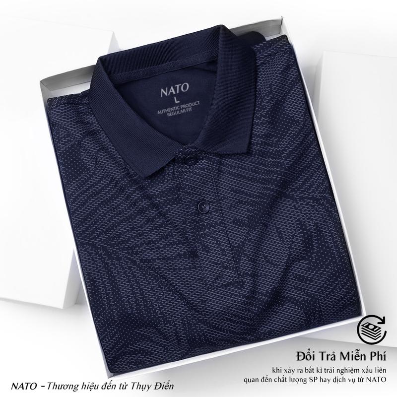 Áo Thun Polo Nam LÁ CÂY Vải Cotton Cá Sấu Cao Cấp Đẹp Tay Ngắn Có Cổ Màu Trắng Đen Đỏ Xanh Navy Trơn Họa Tiết NATO Menswear Ngắn Tay Shirt 3