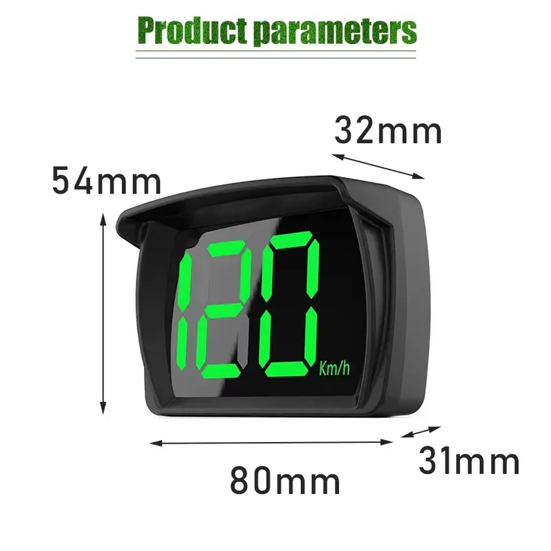 Pengukuran Kecepatan Pemosisian GPS / Smart GPS Speedometer / Speedometer Mobil Digital 1
