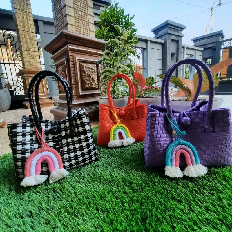 120.000 dapat 5 TAS ,TANPA AKSESORIES, WARNA RANDOM no request, no komplain) size S mini Hitam 7