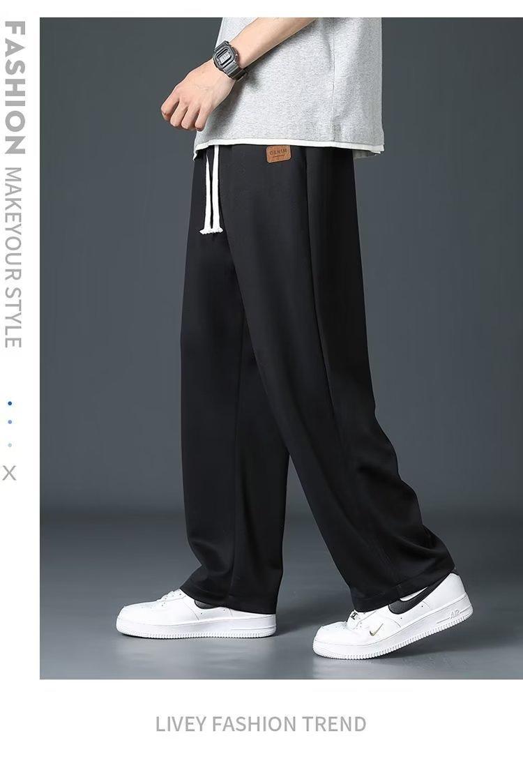 Product Introduction of Chotoya men's trouser Korean baggy pants Taslan casual pants for men Menswear Lingerie Pocket Beige Plain Tropical 16