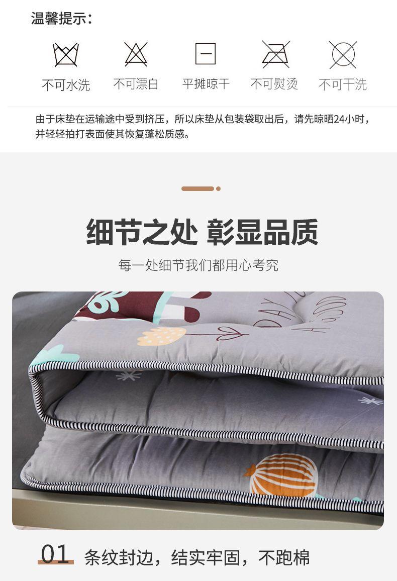 Product Introduction of Đệm Nệm, Hoạt Hình Đơn, Dày, Thích Hợp Cho Ký Túc Xá Sinh Viên Và Phòng Ngủ, 90 * 200, Nệm Nằm Trên Và Dưới, Chống Ẩm, Chất Liệu Tatami, Thích Hợp Cho Mẫu Giáo 11