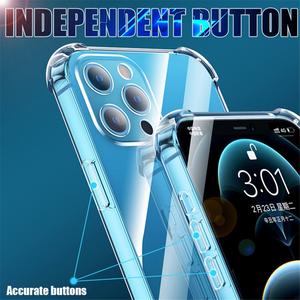 Airbag TPU Compatible For Apple iPhone Case 16e 15 14 13 12 11 mini Plus Pro X XR XS Max shockproof