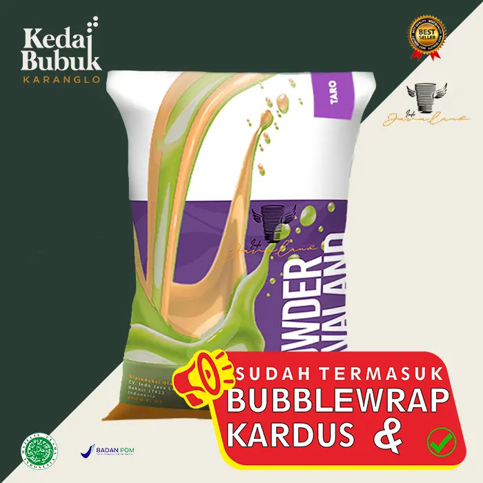 (REGULER) TARO BUBUK MINUMAN JAVALAND REGULER KEMASAN 1 KG