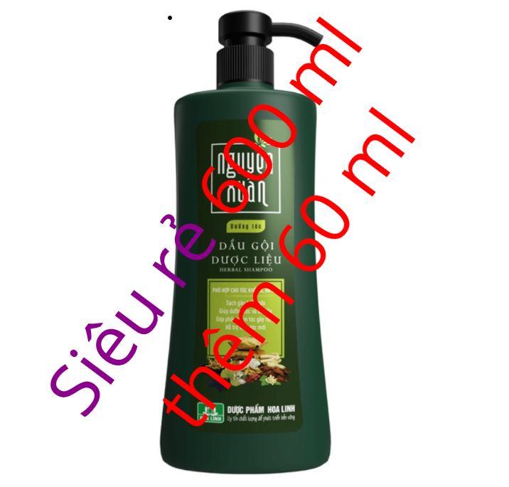 Dầu gội dược liệu Nguyên Xuân xanh 600 ml