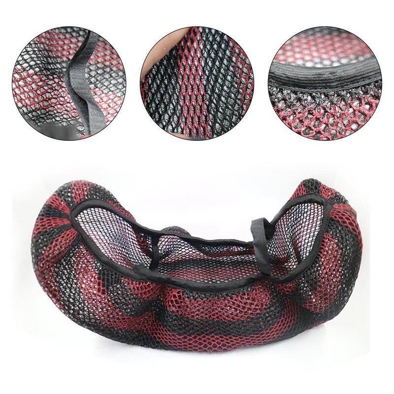 Product Introduction of Motorcycle Scooter Seat Cover Electric Bicycle Breathable 3D Mesh Seat Cover S/M/L Electric Scooter Insulation Cushion Cover 14