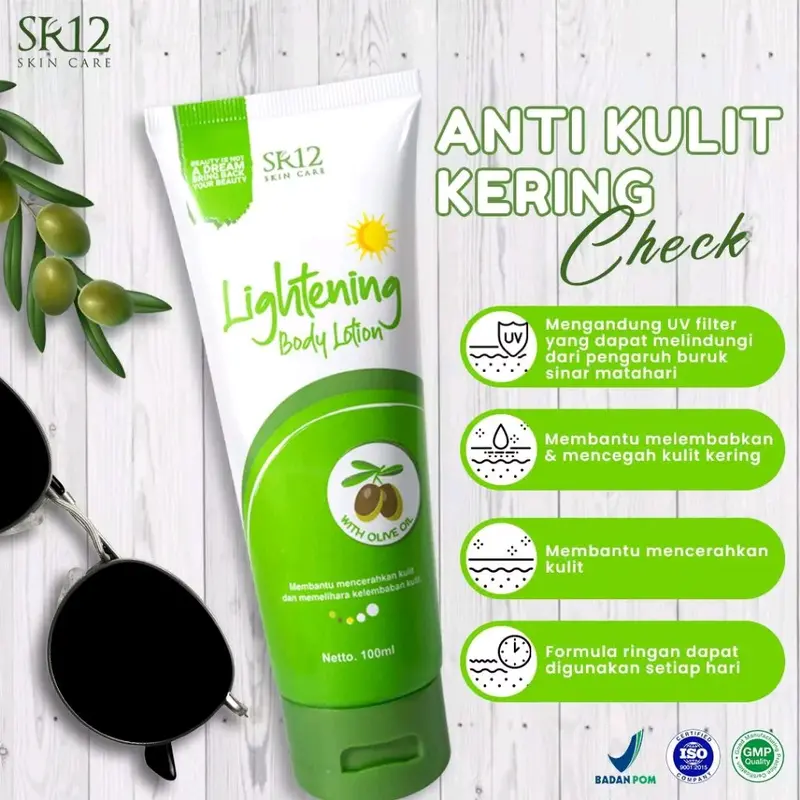 SR12 Lightening Body Lotion 100ml / Anti UV / SPF 30 PA+++ 0