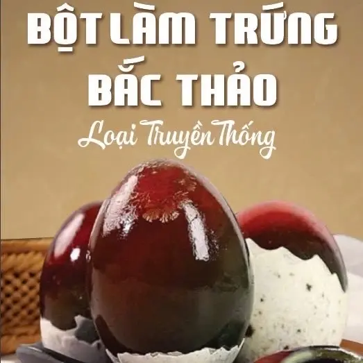 Bột làm trứng Bắc thảo đen gói 500gam