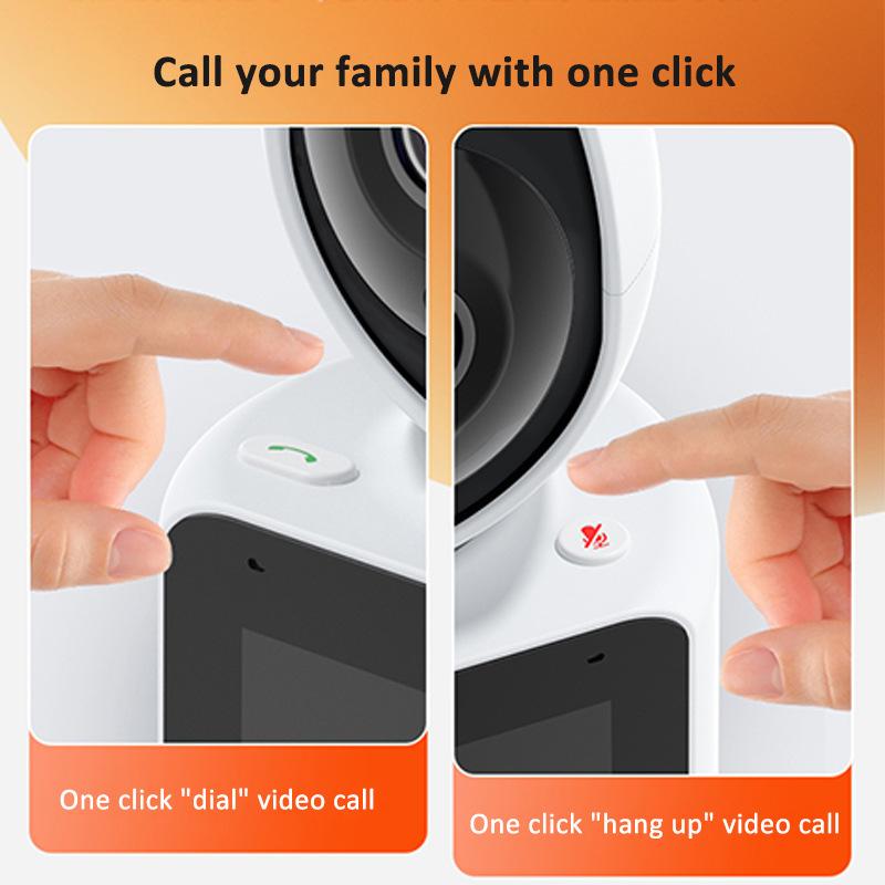Product Introduction of Intelligent surveillance camera visual two-way video call one-click call home baby monitor with screen 4