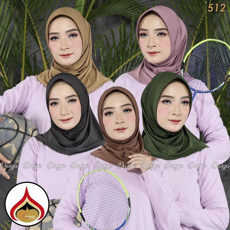 Kerudung SPORTY// Jilbab SPORTY // BERGO SPORTY Simple Lembut Muslim Nyaman Cantik Pendek Instan Panjang Sekolah 0