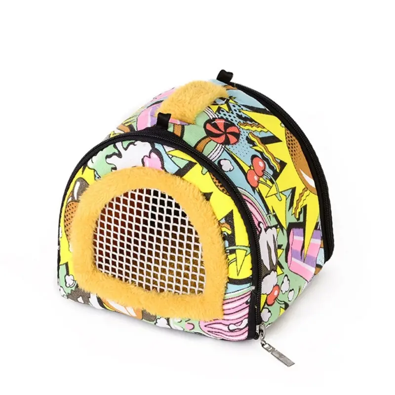 Kawaii Breathable Portable Outgoing Bag for Hamster Hedgehog Squirrel Rats Mouse