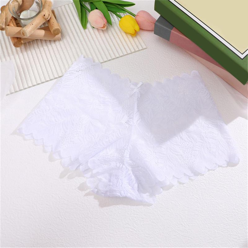 Quần Lót Ren, Không Đường May, Thoải Mái, Quần Tam Giác, Đáy Bằng Bông, Thân Thiện Với Làn Da, Mềm Mại, Màu Trơn Mỏng Và Thoáng Khí, Thích Hợp Cho Phụ Nữ, Đồ Lót 7