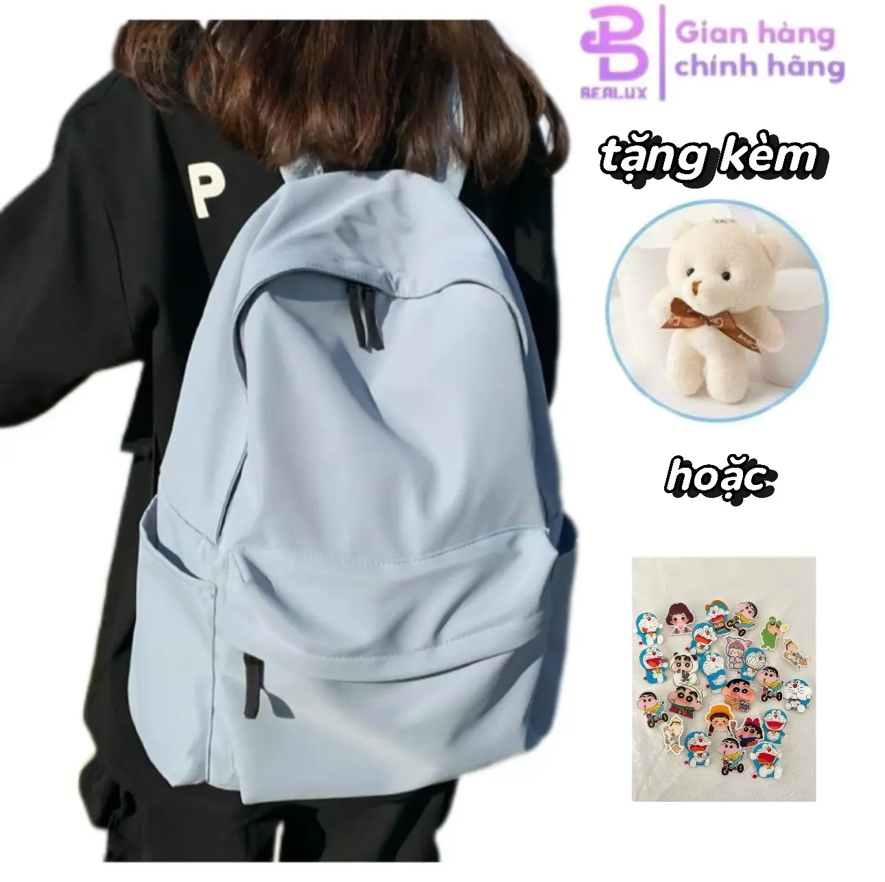 [BIG-SALE] Balo Ulzzang thời trang Hàn Quốc HÀNG CÓ SẴN - Vải Poly Dù Mềm Mại | BigBuy360 - bigbuy360.vn