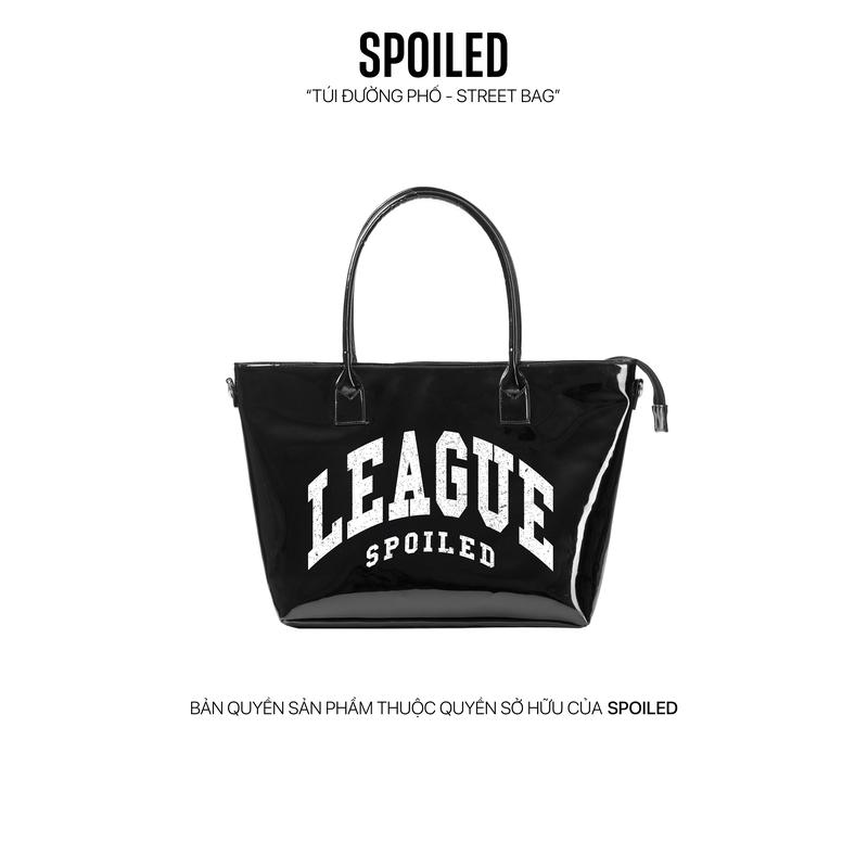 SPOILED Túi Tote cỡ lớn League Da PU cao cấp