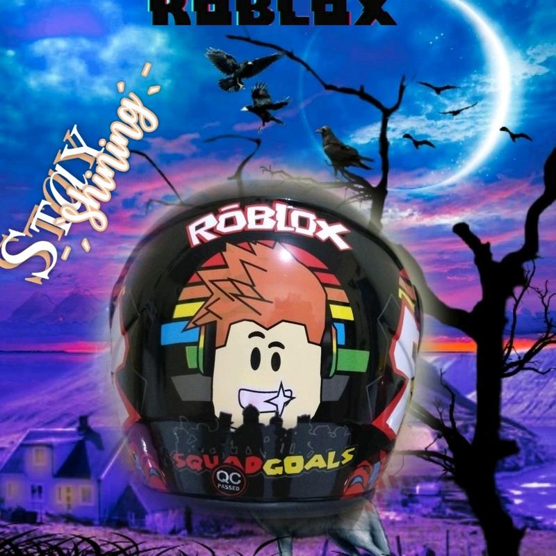 HELM ANAK SNI JUNIOR MOTIF ROBLOX GAMER ANAK 4-8 TAHUN Motorcycle 5