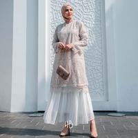 Gambar HIJABERLIN - Balqis Exclusive Dress Tunic Wanita Mewah - Blush dari Hijaberlin Kota Depok 1 Tokopedia