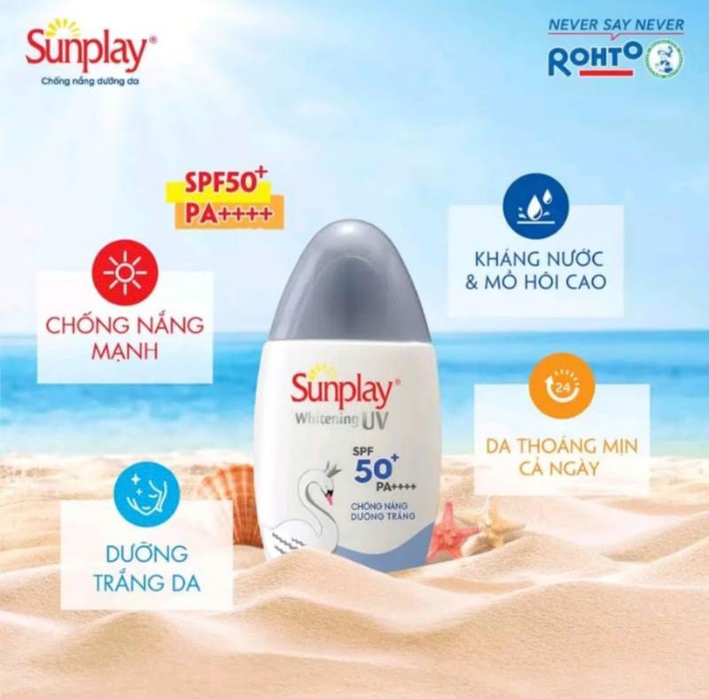 Kem Chống Nắng Sunplay Dưỡng Trắng, Dưỡng Ẩm, Giải Nhiệt Cho Mọi Loại Da Người Lớn Và Trẻ Em - Sữa Chống Nắng Sunplay 2