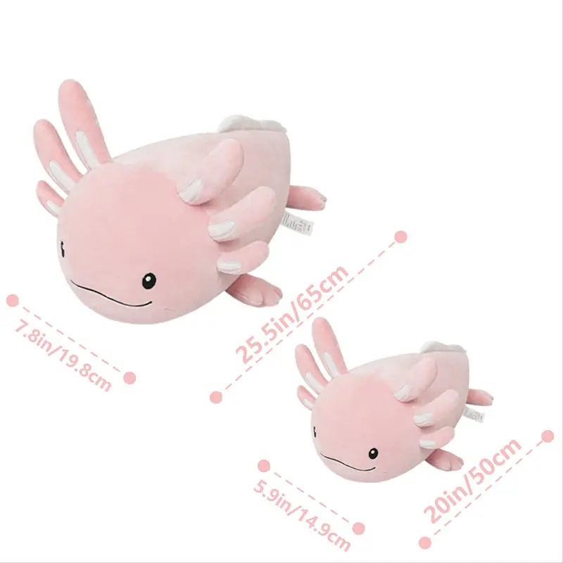 Cute Axolotl Design Plush Toy, Stuffed Animal Plushie, Soft and Comfy Plush Toys, Lovely Gifts for Teen 1