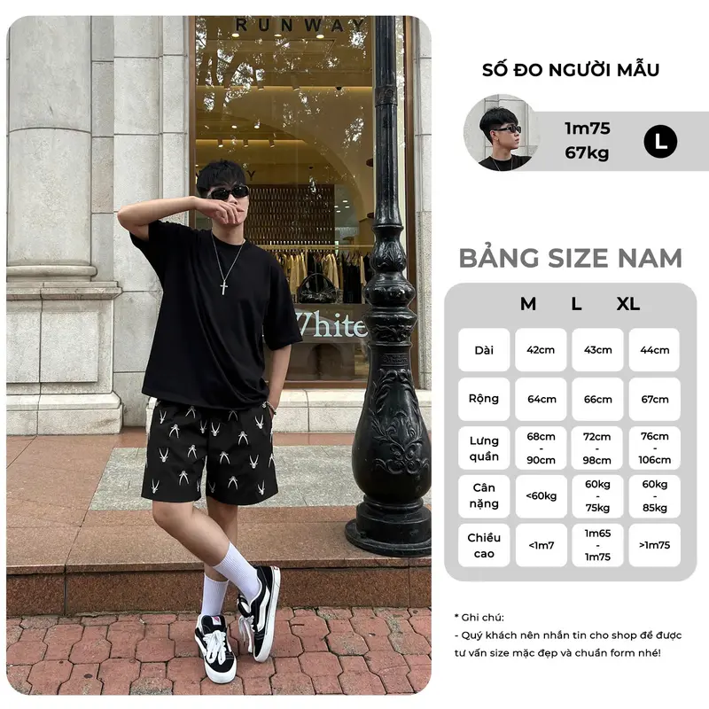 Quần short dù X-Lunacy form trên gối Nam nữ oversize streetwear Lunacy Có Túi 3